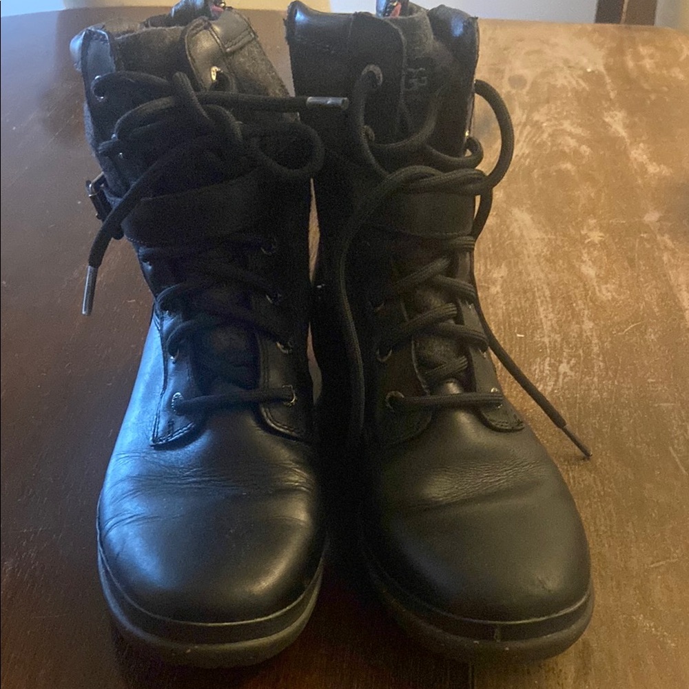 Black Leather Boots